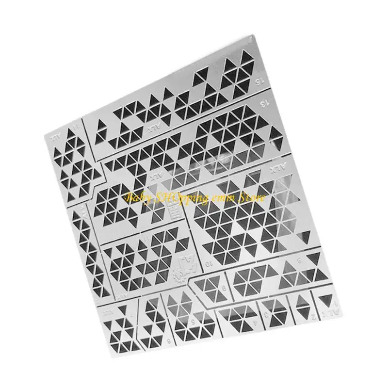 23GD Reusable Stencil Plate For Mecha And Models Great For Artists And Hobbyists Model Making Crafting Tool
23GD Reusable Stencil Plate For Mecha And Models Great For Artists And Hobbyists Model Making Crafting Tool