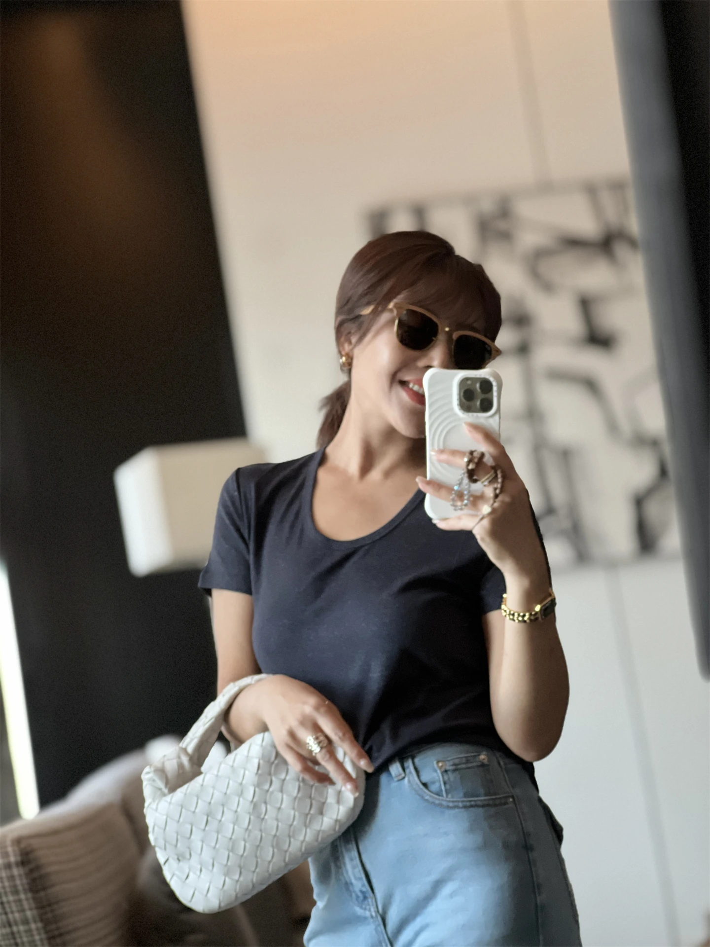 Slim Fit U-Neck T-Shirt Short Sleeve Base Color Rice Dumpling Blue Milk White Elastic Casual Style Women's Summer Top
Slim Fit U-Neck T-Shirt Short Sleeve Base Color Rice Dumpling Blue Milk White Elastic Casual Style Women's Summer Top