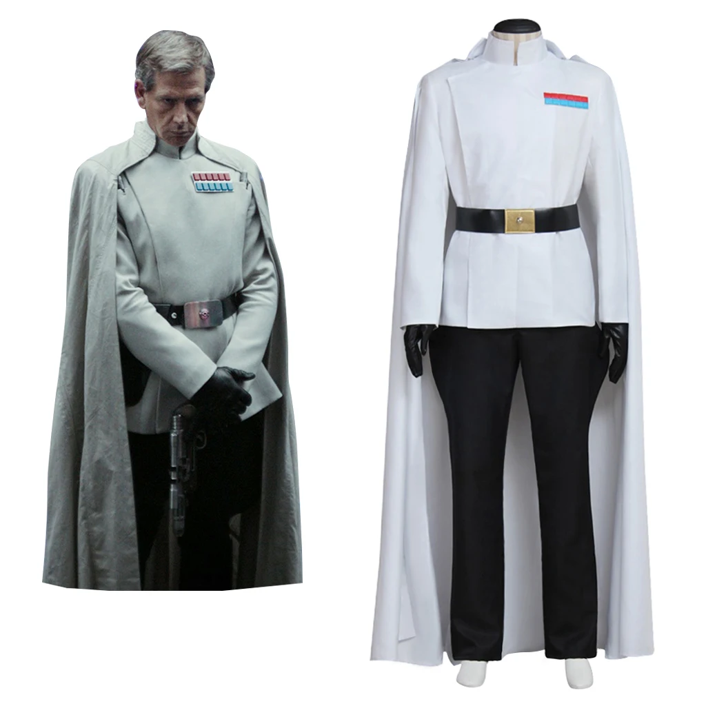 Костюм для косплея из фильма SW Orson Krennic, мужской топ, брюки с плащом, наряд для вечеринки на Хэллоуин
Костюм для косплея из фильма SW Orson Krennic, мужской топ, брюки с плащом, наряд для вечеринки на Хэллоуин