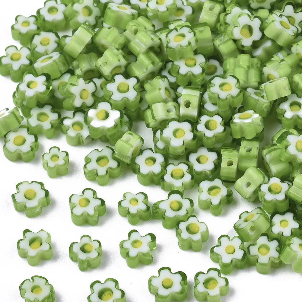 20pcs Mini Flower Beads Glass Spacer Beads Polymer Glass Beads For Jewelry Making DIY Handmade Bracelet Ring Earring Accessories
20pcs Mini Flower Beads Glass Spacer Beads Polymer Glass Beads For Jewelry Making DIY Handmade Bracelet Ring Earring Accessories
