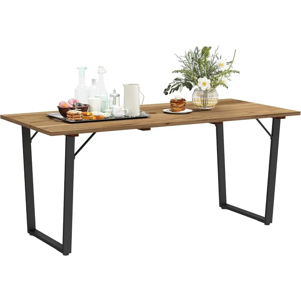 Black 120x70cm Rustproof Steel 6-Seater Garden Dining Table with Slatted Top and Parasol Hole
Black 120x70cm Rustproof Steel 6-Seater Garden Dining Table with Slatted Top and Parasol Hole