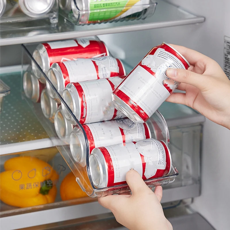 3Pcs Drink Dispenser Organizer For Refrigerator, Clear Plastic Tall Skinny Soda Cans Holder Container Storage Bin
3Pcs Drink Dispenser Organizer For Refrigerator, Clear Plastic Tall Skinny Soda Cans Holder Container Storage Bin