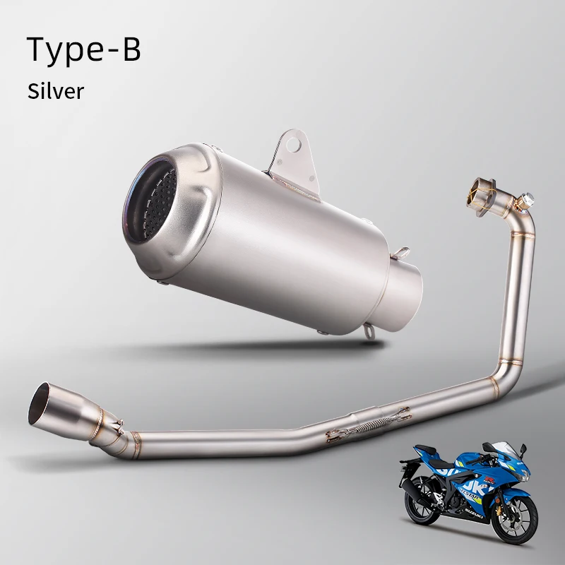 Street Bike Moto Exhaust Full System Kit Escape pipe Muffler With DB Killer For Suzuki GSXR150 GSXS150 GSXR125 GSXS125 2017-2026
Street Bike Moto Exhaust Full System Kit Escape pipe Muffler With DB Killer For Suzuki GSXR150 GSXS150 GSXR125 GSXS125 2017-2026