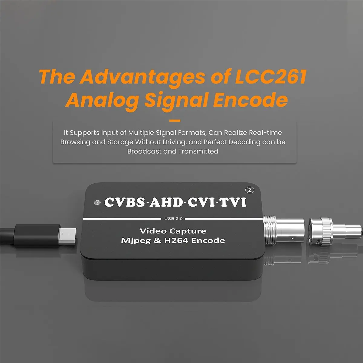 【New User】LCC261 1080P CVBS TO USB Video Capture Card 264 and MJPEG Two Streamer Encoder AHD CVI TVI TO USB UVC Capture
【New User】LCC261 1080P CVBS TO USB Video Capture Card 264 and MJPEG Two Streamer Encoder AHD CVI TVI TO USB UVC Capture