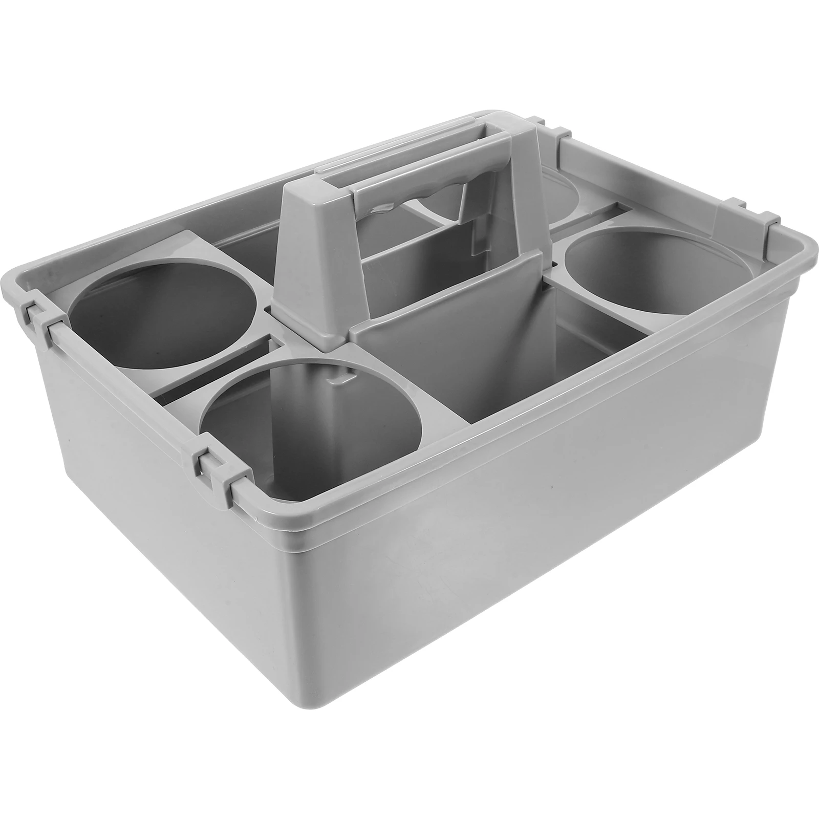 2pcs Portable Cleaning Supplies Organizer Basket Grey Lightweight Plastic Storage Handheld Tool Tote with for Sprays
2pcs Portable Cleaning Supplies Organizer Basket Grey Lightweight Plastic Storage Handheld Tool Tote with for Sprays