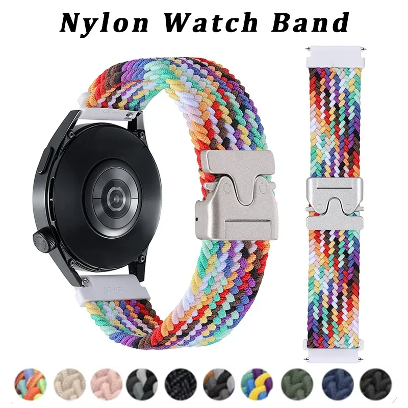 22 20mm Braided Nylon Loop Strap For HUAWEI WATCH GT 5 4 Pro 46mm Band GT 3 42mm Samsung Galaxy Watch 7 6 5 4 40mm 44mm Bracelet
22 20mm Braided Nylon Loop Strap For HUAWEI WATCH GT 5 4 Pro 46mm Band GT 3 42mm Samsung Galaxy Watch 7 6 5 4 40mm 44mm Bracelet