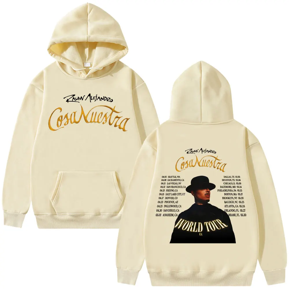 Rapper Rauw Alejandro Cosa Nuestra World Tour 2025 Hoodie Men Women Hip Hop Fashion Oversized Sweatshirt Male Vintage Streetwear
Rapper Rauw Alejandro Cosa Nuestra World Tour 2025 Hoodie Men Women Hip Hop Fashion Oversized Sweatshirt Male Vintage Streetwear