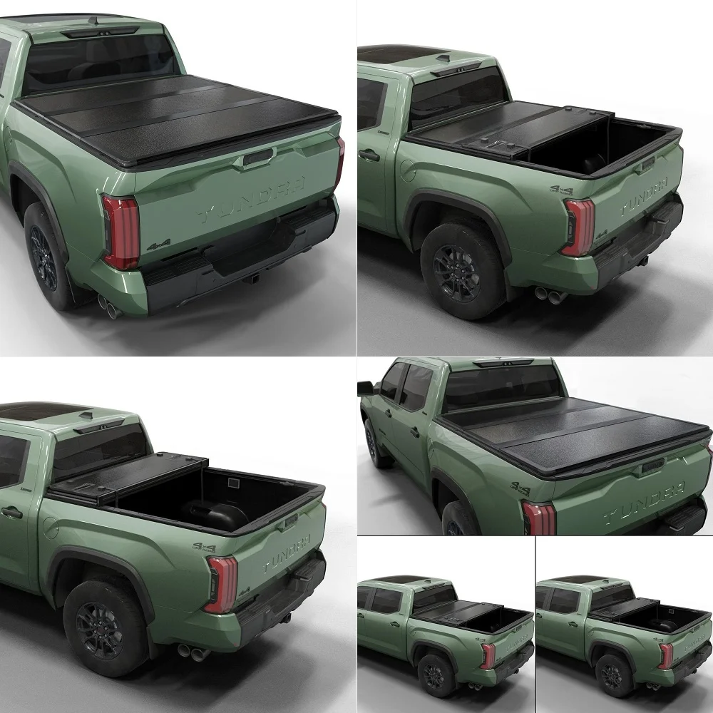 Low Profile Hard Shell Folding Truck Bed Tonneau CoverFits 20202026 Chevy GMC Silverado Sierra 2500 3500 HD New Body Style 6.9F
Low Profile Hard Shell Folding Truck Bed Tonneau CoverFits 20202026 Chevy GMC Silverado Sierra 2500 3500 HD New Body Style 6.9F