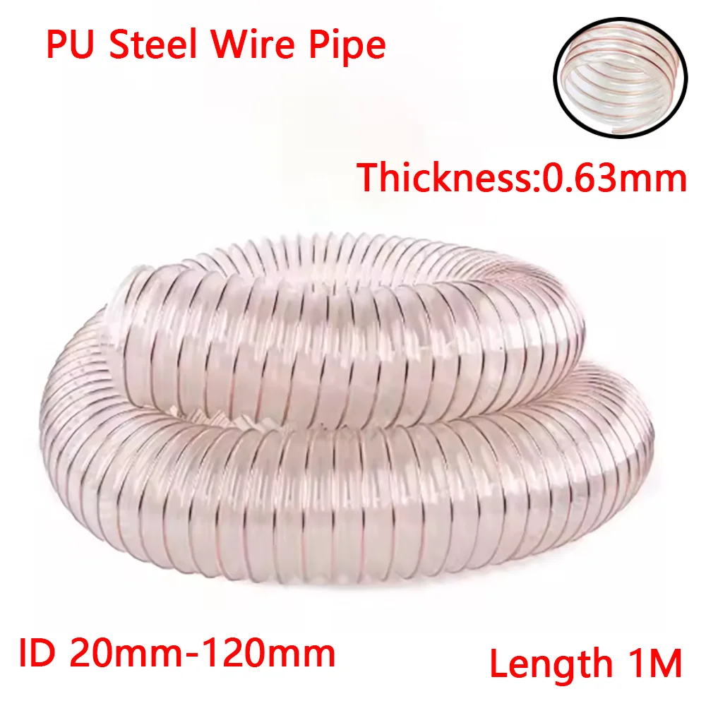 1Meter* 0.63mm Thickness*Inner Diameter 25-120mm Transparent PU Tube Dust Suction Vacuum Fume Exhaust Hose Exhaust Pipe Air Tube
1Meter* 0.63mm Thickness*Inner Diameter 25-120mm Transparent PU Tube Dust Suction Vacuum Fume Exhaust Hose Exhaust Pipe Air Tube