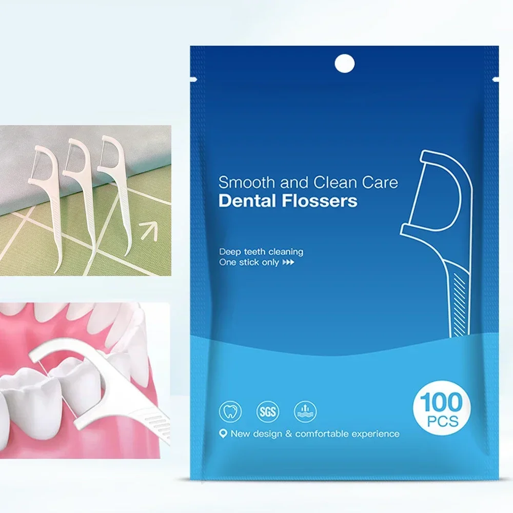 100Pcs Dental Floss Flosser Picks Toothpicks Teeth Stick Interdental Brush Dental Floss Pick Cleaning Tooth Dentist Care Floss
100Pcs Dental Floss Flosser Picks Toothpicks Teeth Stick Interdental Brush Dental Floss Pick Cleaning Tooth Dentist Care Floss