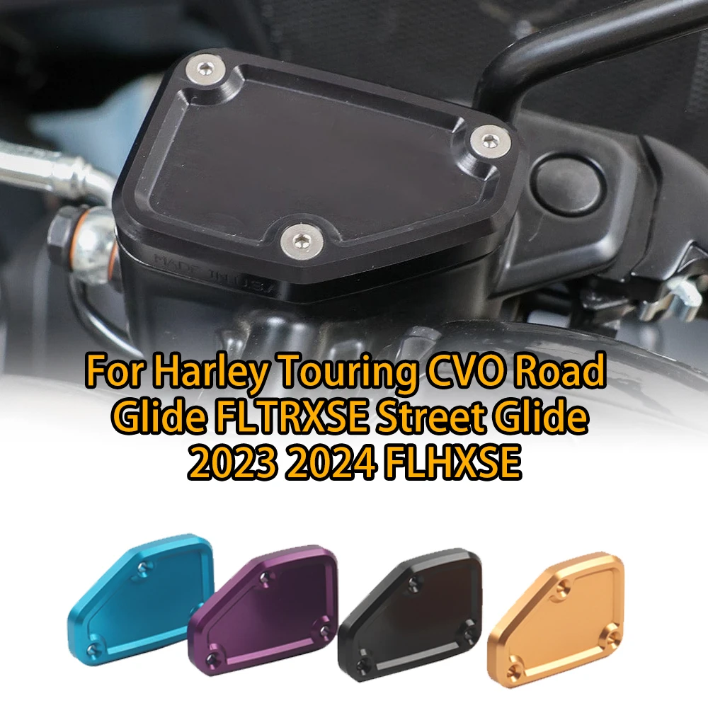 CNC Front Brake Reservoir Cap For Harley Touring CVO Road Glide FLTRXSE Street Glide FLHXSE 2023 2024 2025 Black Gold
CNC Front Brake Reservoir Cap For Harley Touring CVO Road Glide FLTRXSE Street Glide FLHXSE 2023 2024 2025 Black Gold