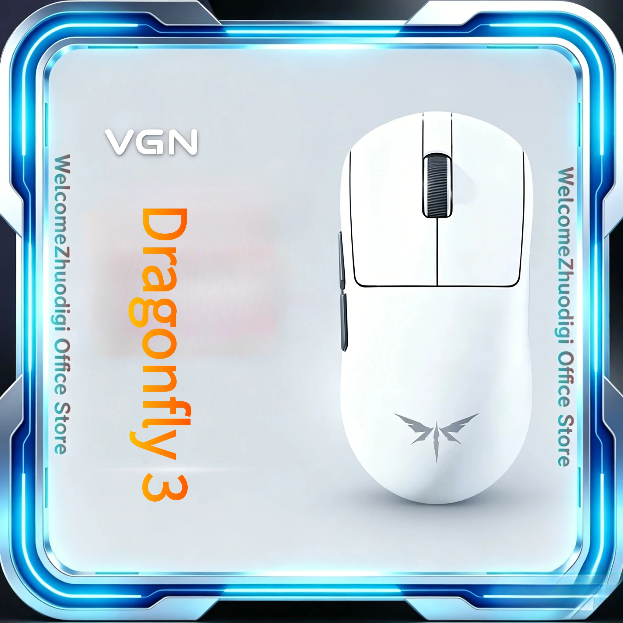 VGN Dragonfly 3 Serise Bluetooth Wireless Mouse 3Mode Gaming Mouse Lightweight 800mah E-sports Mouse PAW3950 Extreme 8K For FPS
VGN Dragonfly 3 Serise Bluetooth Wireless Mouse 3Mode Gaming Mouse Lightweight 800mah E-sports Mouse PAW3950 Extreme 8K For FPS