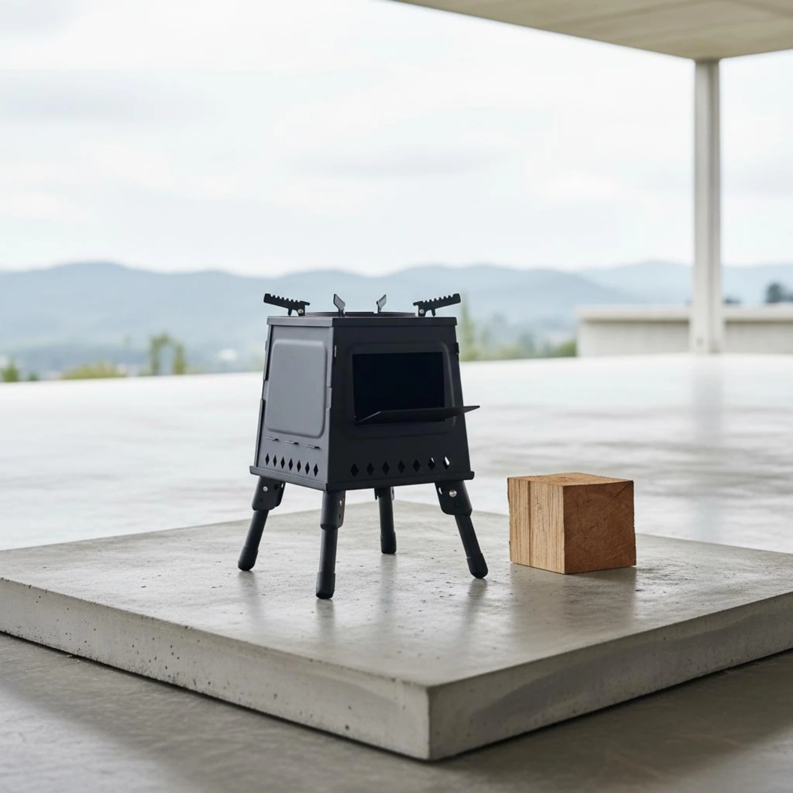 Folding Wood Heater High-Temperature Coating Square Wood Heater Outdoor Gear Serrated Pot Supports Carry Bag Included
Folding Wood Heater High-Temperature Coating Square Wood Heater Outdoor Gear Serrated Pot Supports Carry Bag Included