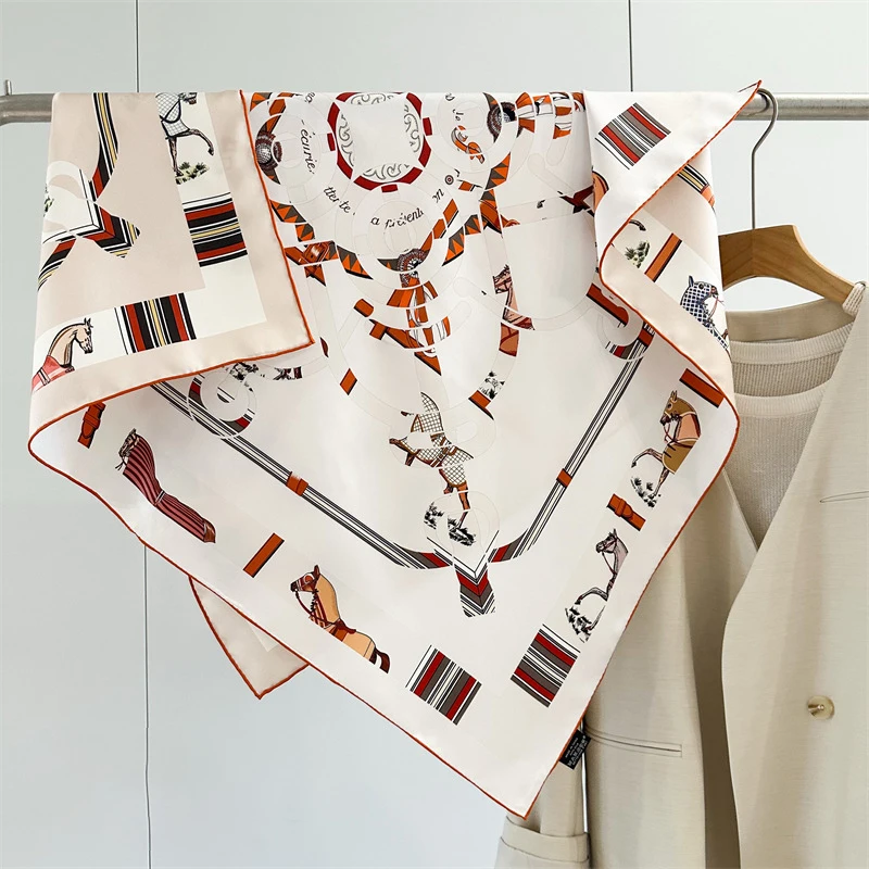 18MM Silk Scarf 90CM Women Hand Rolled Bandanas Head Bag Accessories Luxury Designers 90 Square Shawls Hair Neck Decoration
18MM Silk Scarf 90CM Women Hand Rolled Bandanas Head Bag Accessories Luxury Designers 90 Square Shawls Hair Neck Decoration