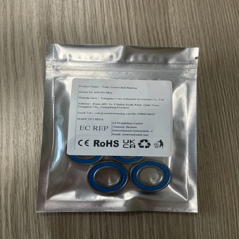 2Pcs Blue 6901RS Deep Groove Ball Bearing DDU Type Premium Quality Bearing for Smooth Rotation And Longevity
2Pcs Blue 6901RS Deep Groove Ball Bearing DDU Type Premium Quality Bearing for Smooth Rotation And Longevity
