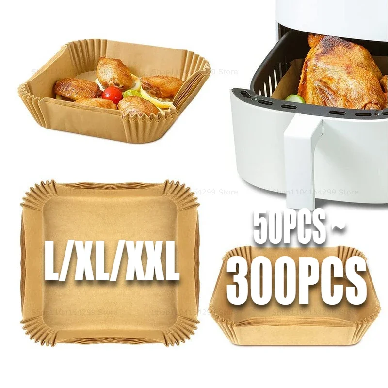 Non-Stick Leak-Proof Air Fryer Paper Liners Easy To Tear Washable for Dual-Layer Baskets Rectangular Fryers for Baking Cooking
Non-Stick Leak-Proof Air Fryer Paper Liners Easy To Tear Washable for Dual-Layer Baskets Rectangular Fryers for Baking Cooking