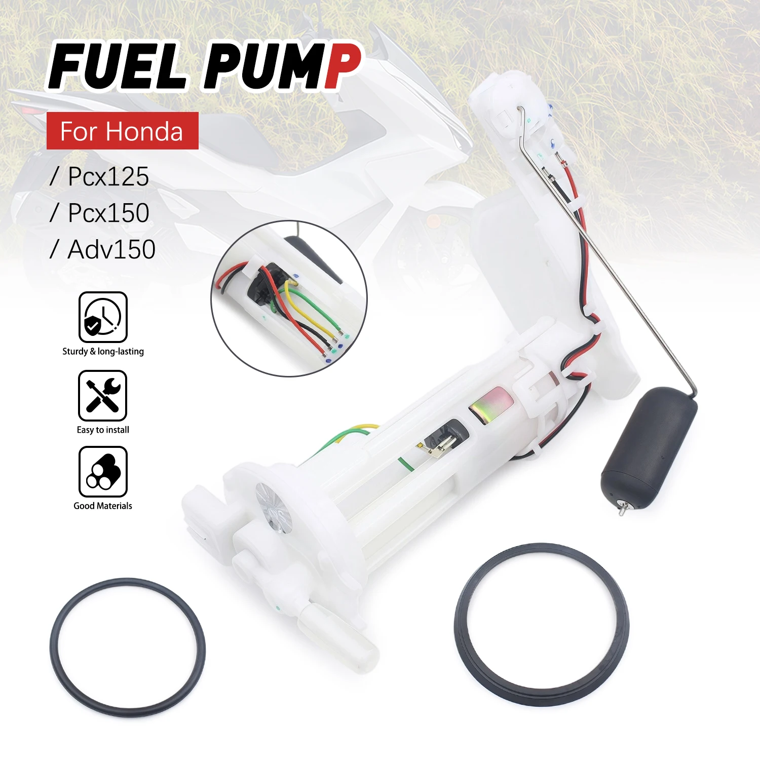 Motorcycle Fuel Pump Module Assembly For Honda PCX125 2018-2020 PCX150 2017-2021 ADV150 2019-2022
Motorcycle Fuel Pump Module Assembly For Honda PCX125 2018-2020 PCX150 2017-2021 ADV150 2019-2022