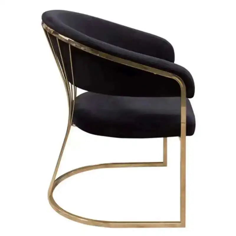 Nordic Stainless Steel Dining Chair Home Hotel Dining Chairs Restaurant Furniture Comfortable Soft Cushion Backrest Chair
Nordic Stainless Steel Dining Chair Home Hotel Dining Chairs Restaurant Furniture Comfortable Soft Cushion Backrest Chair