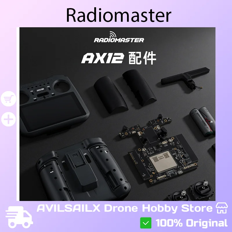 RadioMaster AX12 FPV Transmitter Repair Spare Parts Main Board Shell Gimbal
RadioMaster AX12 FPV Transmitter Repair Spare Parts Main Board Shell Gimbal