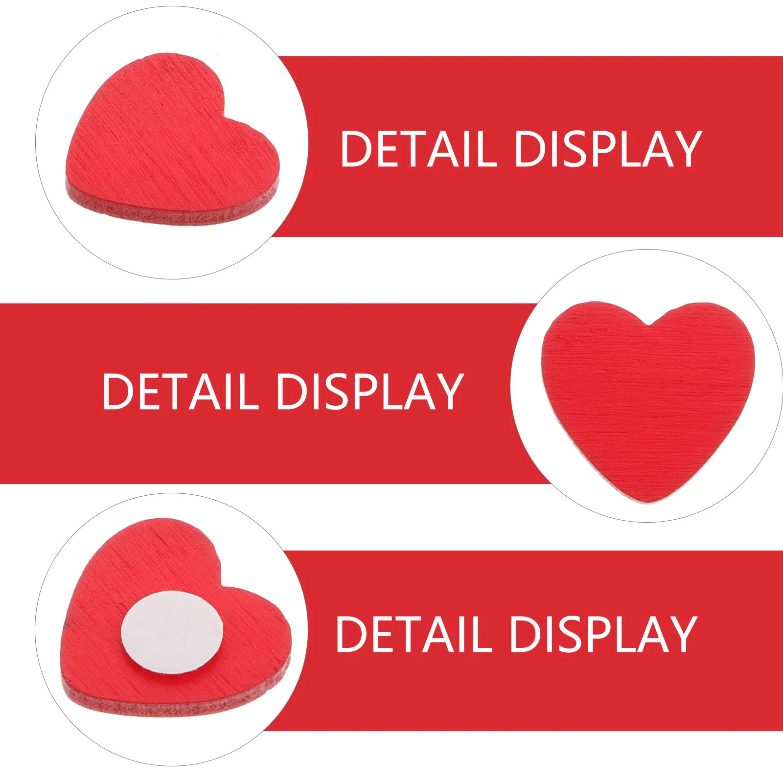 50 Pcs Heart Shape Wooden Sticker Embellishments for Valentine Wedding Crafts DIY Scrapbook Art Card Making Decor Non Toxic
50 Pcs Heart Shape Wooden Sticker Embellishments for Valentine Wedding Crafts DIY Scrapbook Art Card Making Decor Non Toxic