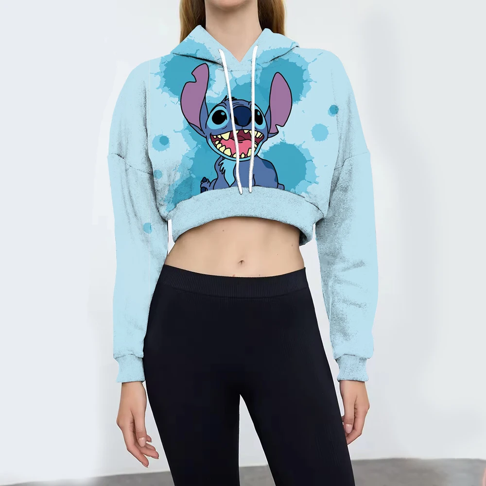 Disney Stitch print Women Crop Top Hoodie Casual Long Sleeve Hooded Short Sweatshirt Sexy Printed Crop Sweaters 20 Colors
Disney Stitch print Women Crop Top Hoodie Casual Long Sleeve Hooded Short Sweatshirt Sexy Printed Crop Sweaters 20 Colors