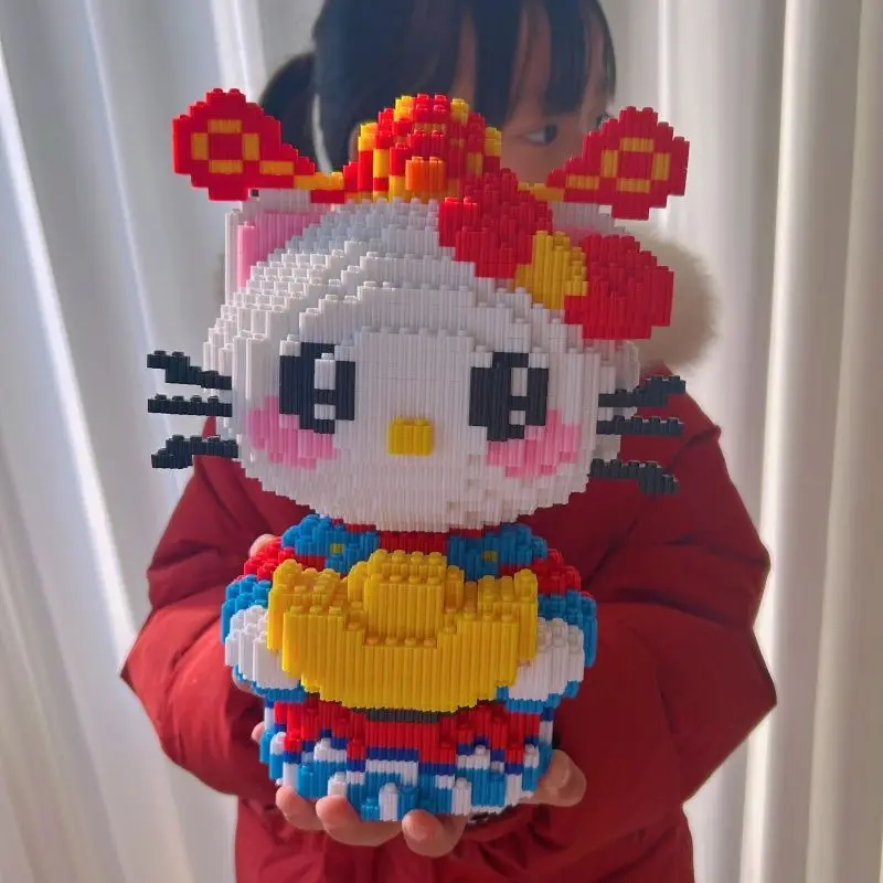 Hello Kitty God of Wealth Cartoon Doll Building Blocks 3D Puzzle Children's Puzzle Building Blocks Toy Gift Desktop Ornament
Hello Kitty God of Wealth Cartoon Doll Building Blocks 3D Puzzle Children's Puzzle Building Blocks Toy Gift Desktop Ornament