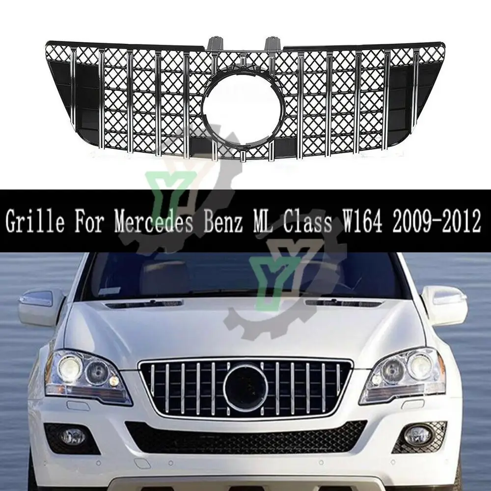 Car Accessories Front Bumper Grille Racing Grill For Mercedes-Benz W164 ML Class ML320 ML350 ML450 ML550 2009 2010 2011 2012
Car Accessories Front Bumper Grille Racing Grill For Mercedes-Benz W164 ML Class ML320 ML350 ML450 ML550 2009 2010 2011 2012
