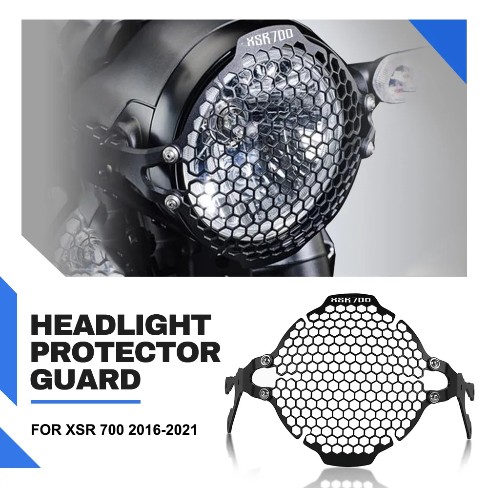 For Yamaha XSR700 2016-2021 Motorcycle Headlight Grille Guard Cover Protector Decorative headlamp Net XSR 700 XTribute 2018-2021
For Yamaha XSR700 2016-2021 Motorcycle Headlight Grille Guard Cover Protector Decorative headlamp Net XSR 700 XTribute 2018-2021