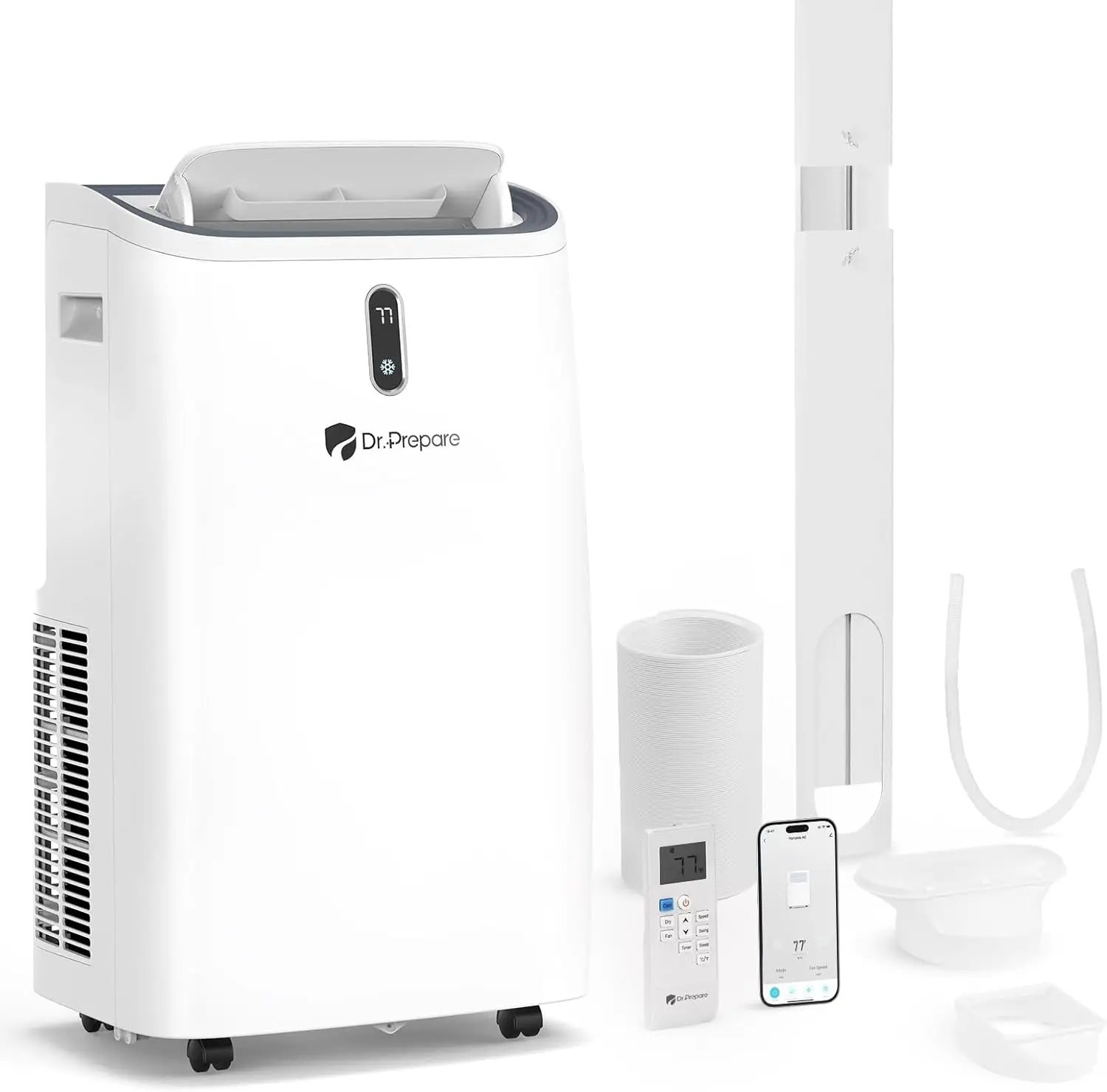 Портативный кондиционер DR.PREPARE, 14 000 БТЕ с Wi-Fi, портативный блок переменного тока 4-в-1 с дистанционным управлением, быстрое охлаждение, таймеры 24 часа,
Портативный кондиционер DR.PREPARE, 14 000 БТЕ с Wi-Fi, портативный блок переменного тока 4-в-1 с дистанционным управлением, быстрое охлаждение, таймеры 24 часа,