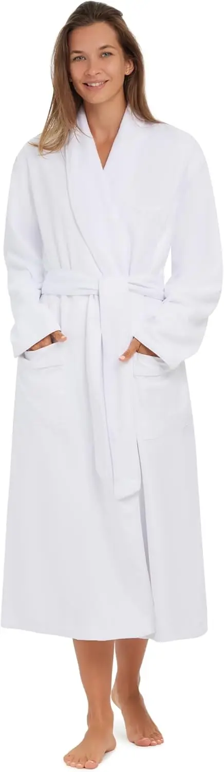Unisex Plush Lined Microfiber Bath Robe - Soft Shell with Polyester Lining, Hotel & Spa Robe with Pocket
Unisex Plush Lined Microfiber Bath Robe - Soft Shell with Polyester Lining, Hotel & Spa Robe with Pocket