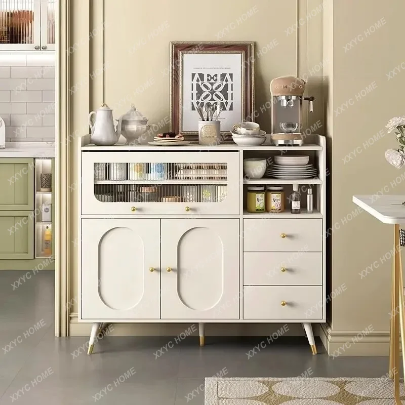 A Cream Style Dining Side Cabinet Household Kitchen Multi-functional Small Storage Cabinet Modern Simple Side Cabinet
A Cream Style Dining Side Cabinet Household Kitchen Multi-functional Small Storage Cabinet Modern Simple Side Cabinet