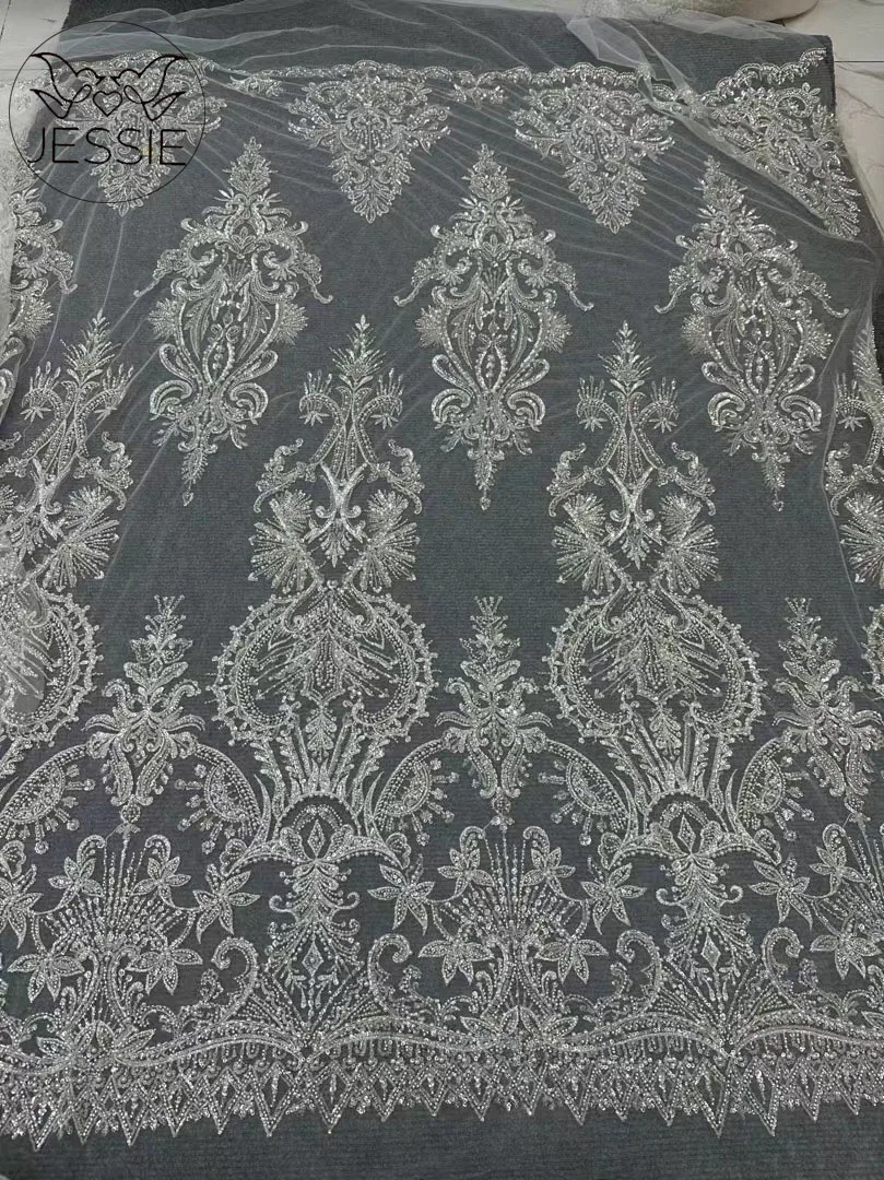 2024 New High end Dazzling African Lace Fabric French Sequins Beaded Embroidery Lace Tulle Nigeria For 5yards Wedding Dresses
2024 New High end Dazzling African Lace Fabric French Sequins Beaded Embroidery Lace Tulle Nigeria For 5yards Wedding Dresses