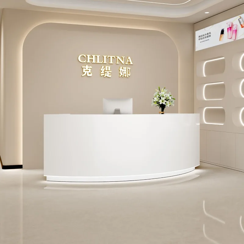 Design Front Desk Reception Counter Boutique U Shape Arched Reception Desks Beauty Salon Mostrador Recepcion Furniture Office
Design Front Desk Reception Counter Boutique U Shape Arched Reception Desks Beauty Salon Mostrador Recepcion Furniture Office
