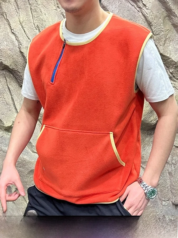 Loose Fce Vest for Couples Autumn Winter Warm f Zip off oulder Padded Vest Layering Top Youth Faion Stand Fit
Loose Fce Vest for Couples Autumn Winter Warm f Zip off oulder Padded Vest Layering Top Youth Faion Stand Fit