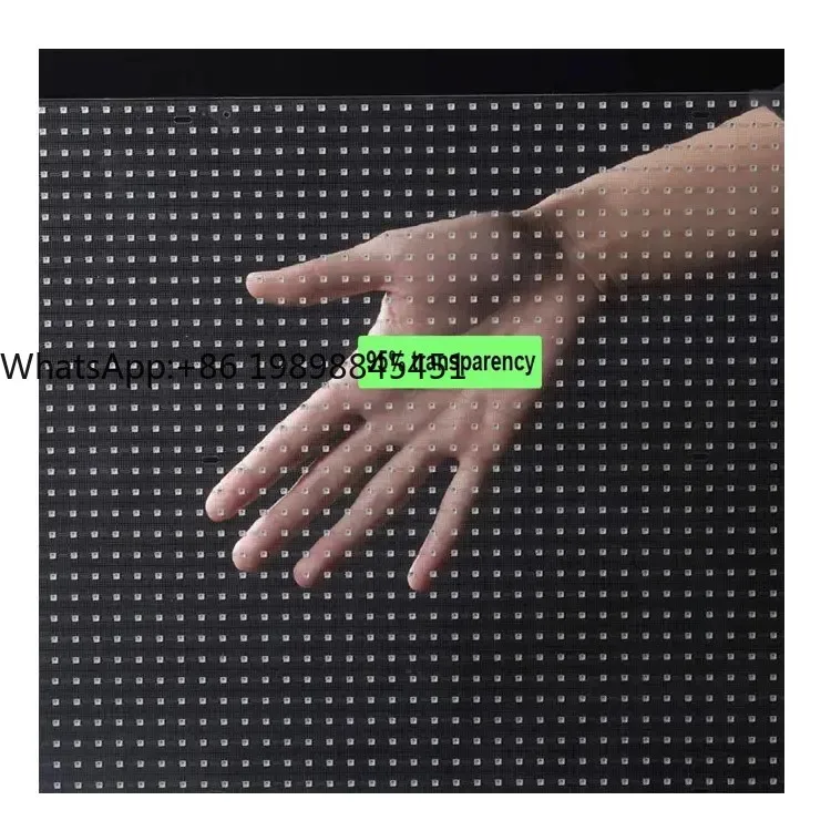 P20 High Brightness Indoor Invisible Advertising Self-adhesive Flexible Led Crystal Film Screen Transparent
P20 High Brightness Indoor Invisible Advertising Self-adhesive Flexible Led Crystal Film Screen Transparent