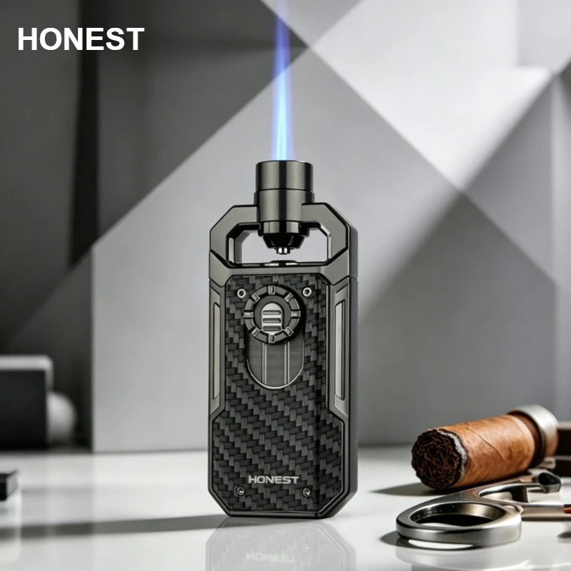 Metal Jet Blue Flame Torch Lighter,Refillable Gas Lighter,Creative Design for Cigars,Cigarettes&Outdoor Use,Reusable
Metal Jet Blue Flame Torch Lighter,Refillable Gas Lighter,Creative Design for Cigars,Cigarettes&Outdoor Use,Reusable
