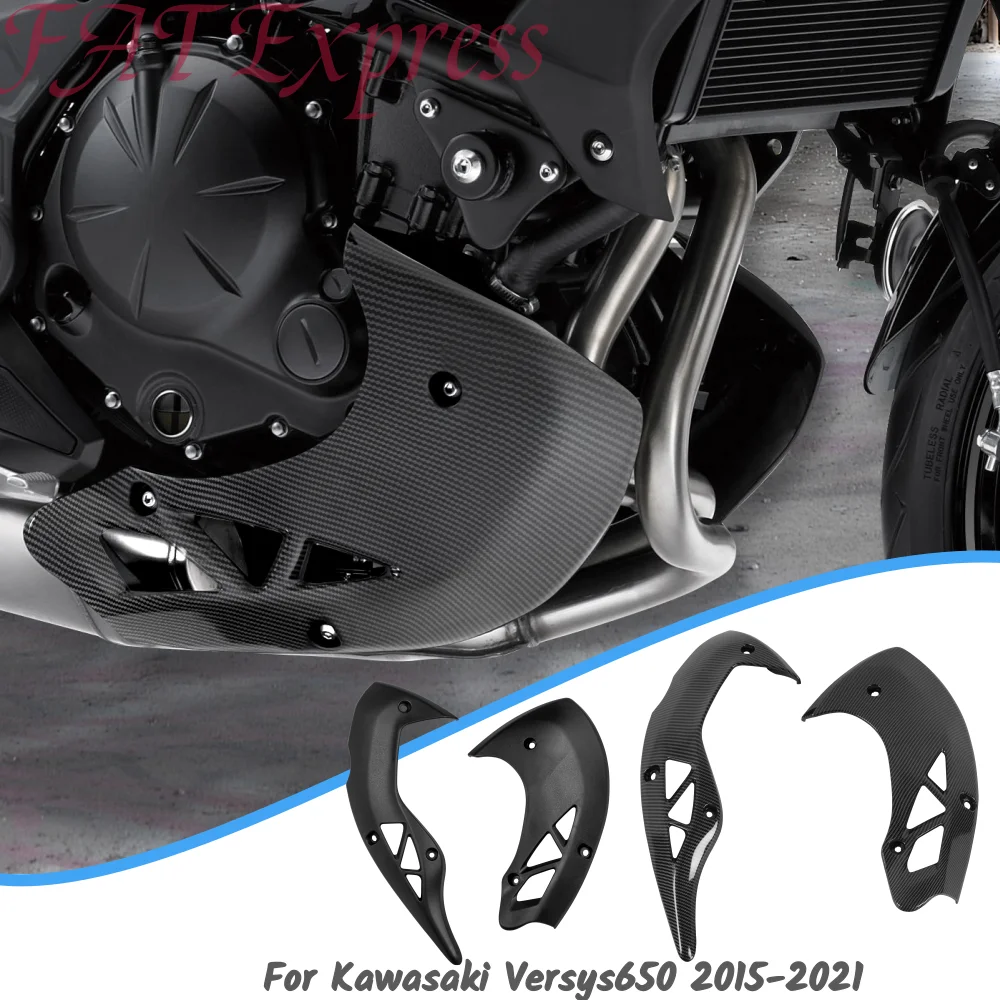 For Kawasaki Versys650 2015-2021 Engine Spoiler Belly Pan Lower Fairing Motorcycle Protector Guard Cover Versys 650 2019 2018
For Kawasaki Versys650 2015-2021 Engine Spoiler Belly Pan Lower Fairing Motorcycle Protector Guard Cover Versys 650 2019 2018