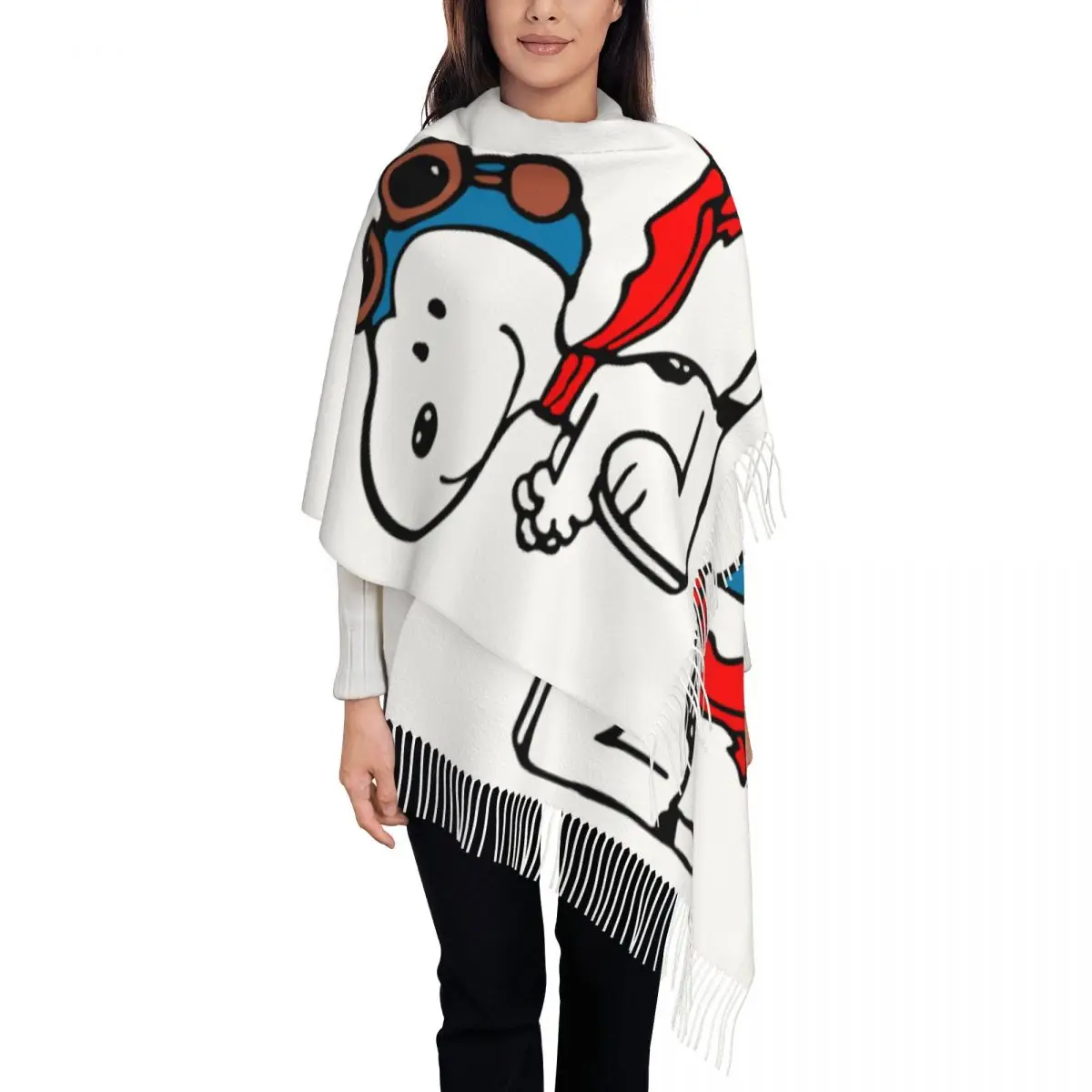Custom Cartoon Snoopy Scarf Wrap Women Long Winter Fall Warm Tassel Shawl Unisex Scarves
Custom Cartoon Snoopy Scarf Wrap Women Long Winter Fall Warm Tassel Shawl Unisex Scarves