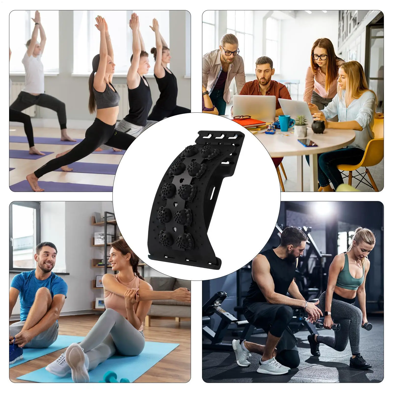 Back Arch Stretcher 4-Level Adjustable Ergonomic Stretcher Back Massager For Women Home Yoga Massage Health Spine Alignment
Back Arch Stretcher 4-Level Adjustable Ergonomic Stretcher Back Massager For Women Home Yoga Massage Health Spine Alignment