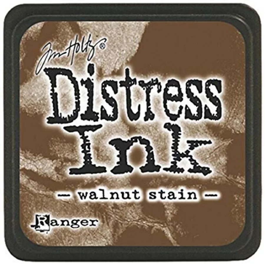 Tim Holtz Distress Mini Ink Pad, Walnut Stain
Tim Holtz Distress Mini Ink Pad, Walnut Stain