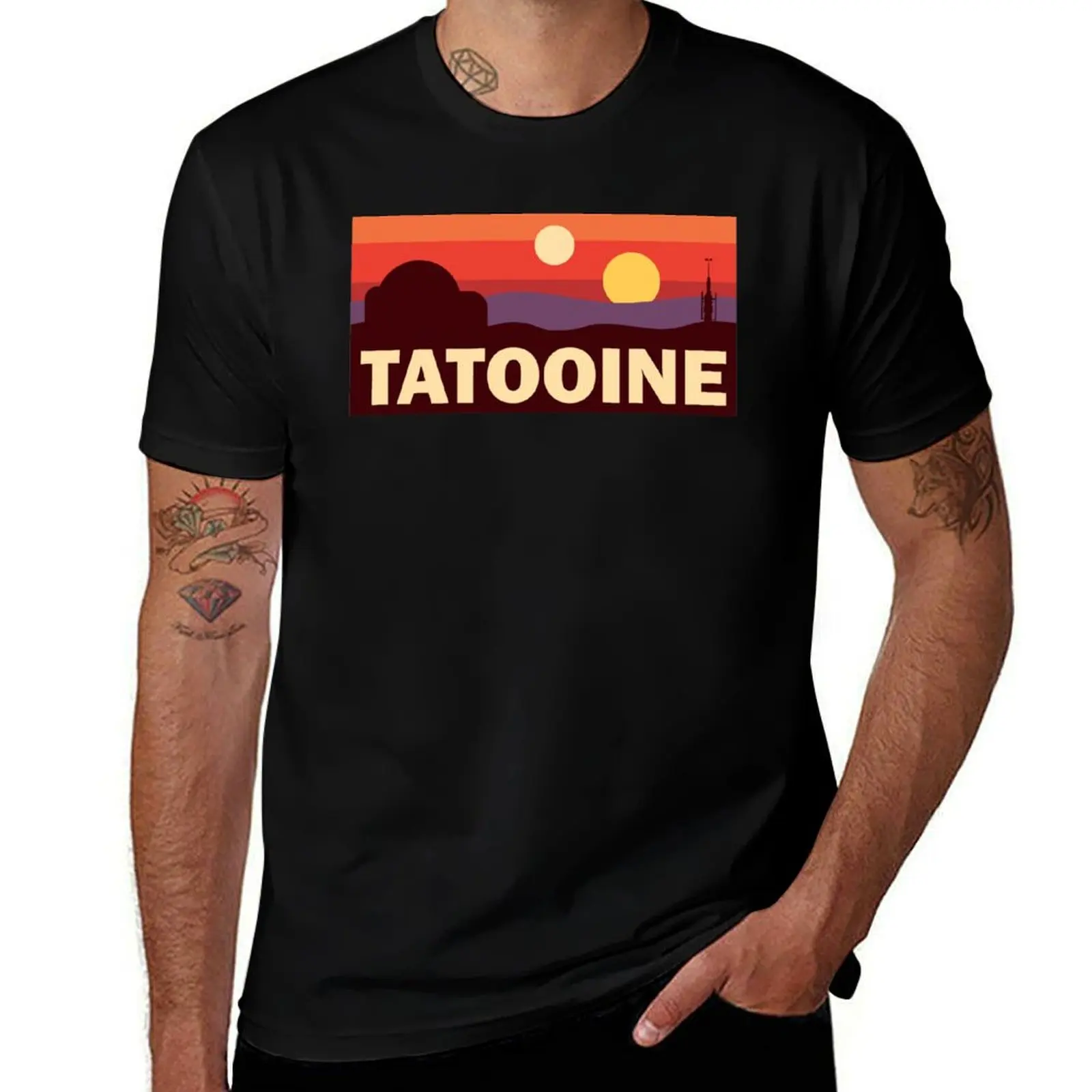 Tatooine Sunset Vintage T-Shirt vintage anime shirt oversize t-shirts man clothes hippie clothes T-shirts for men cotton
Tatooine Sunset Vintage T-Shirt vintage anime shirt oversize t-shirts man clothes hippie clothes T-shirts for men cotton