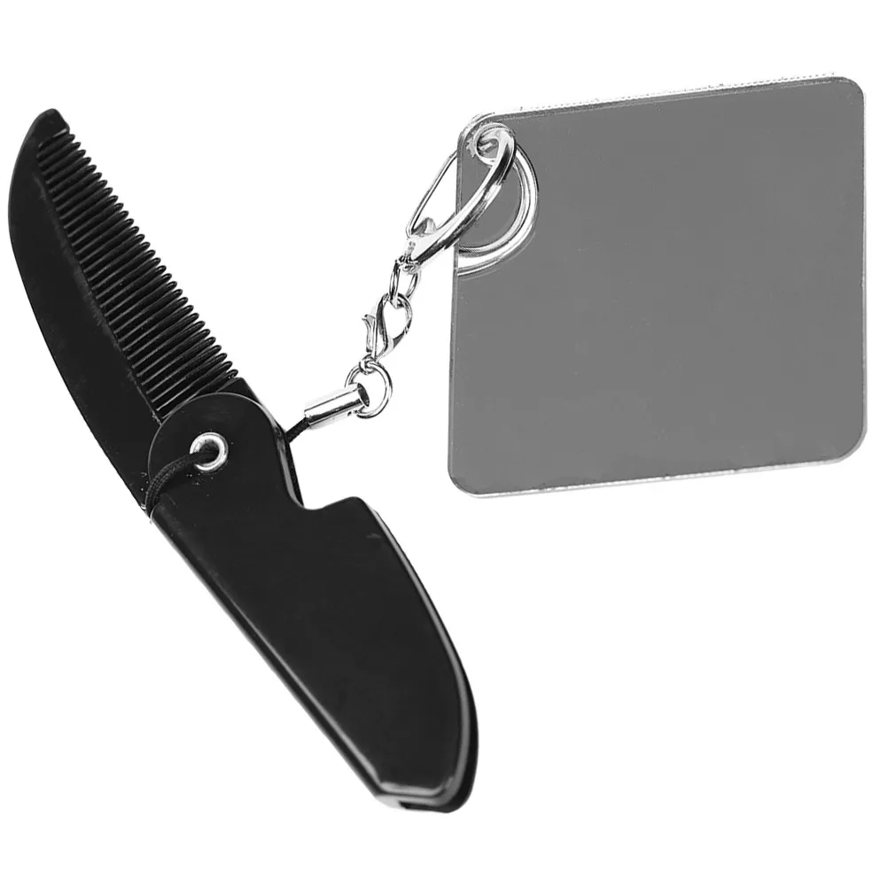Portable Comb Shape Fine Beard Keychain Hair Combs Folding Foldable for Men Keyring Compact
Portable Comb Shape Fine Beard Keychain Hair Combs Folding Foldable for Men Keyring Compact