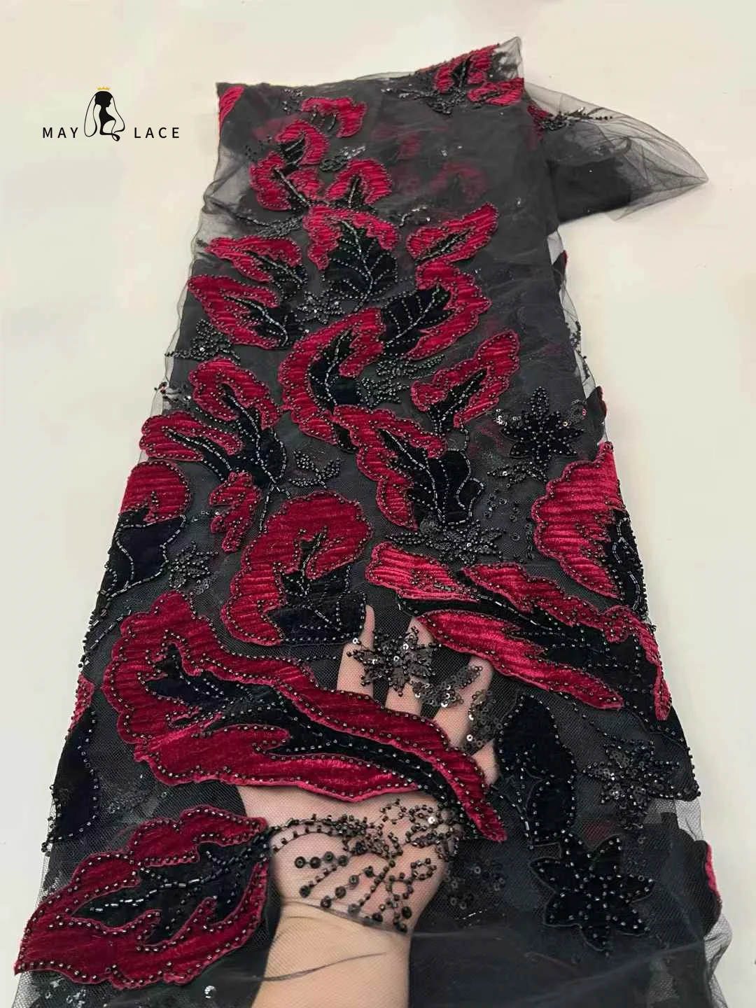 Luxury African Velvet Lace Fabric French Net Sequins Fabric 2025 High Quality Sewing Embroidered Lace Nigerian Beaded For Dress
Luxury African Velvet Lace Fabric French Net Sequins Fabric 2025 High Quality Sewing Embroidered Lace Nigerian Beaded For Dress