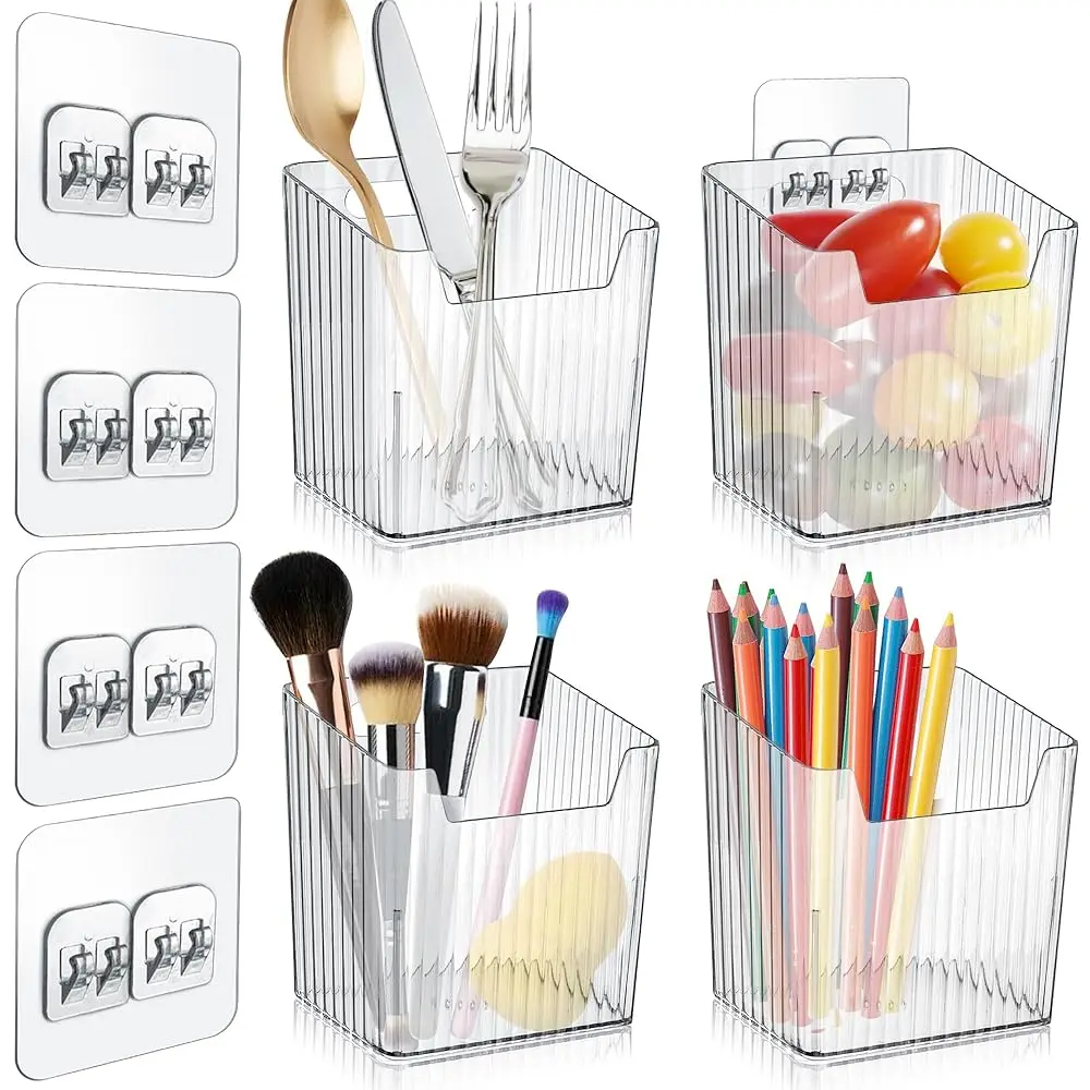 4 Pa Acrylic Wall Mount Organizer, Adhesive Cabinet Door Storage Bins, Clear Makeup Containers, Stackable Organizer Basket For
4 Pa Acrylic Wall Mount Organizer, Adhesive Cabinet Door Storage Bins, Clear Makeup Containers, Stackable Organizer Basket For