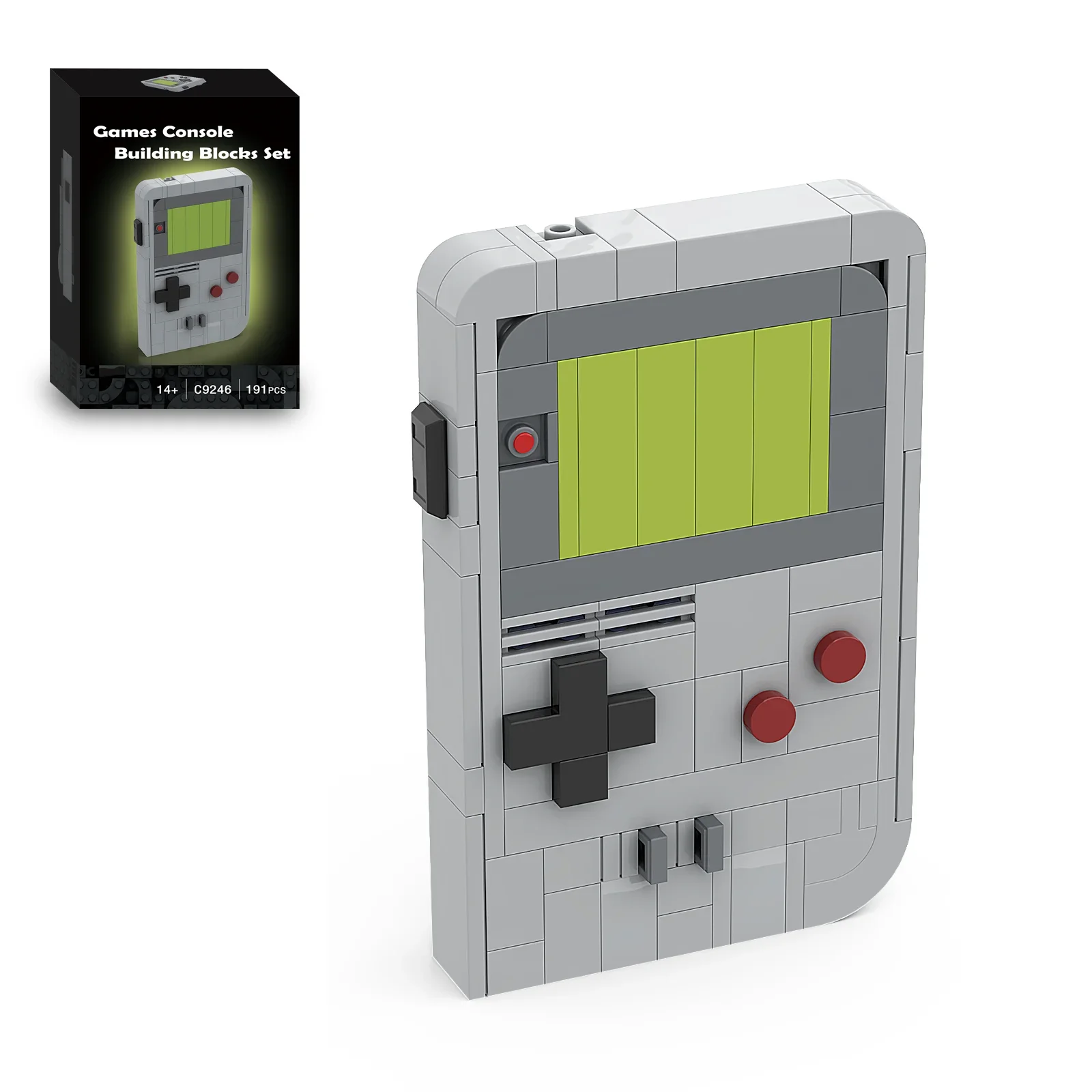 MOC Handheld Games Console Building Blocks Set Retro Controller Machine Bricks Desktop Ornament Toys sChildren Kid Birthday Gift
MOC Handheld Games Console Building Blocks Set Retro Controller Machine Bricks Desktop Ornament Toys sChildren Kid Birthday Gift