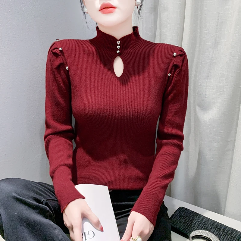 2025,New,European,Clothes,Fall,Winter,Knitted,Turtleneck,Sweater,Fashion,Sexy,Button,Women,Long Sleeves,Elastic,Hot,Tops,41110
2025,New,European,Clothes,Fall,Winter,Knitted,Turtleneck,Sweater,Fashion,Sexy,Button,Women,Long Sleeves,Elastic,Hot,Tops,41110