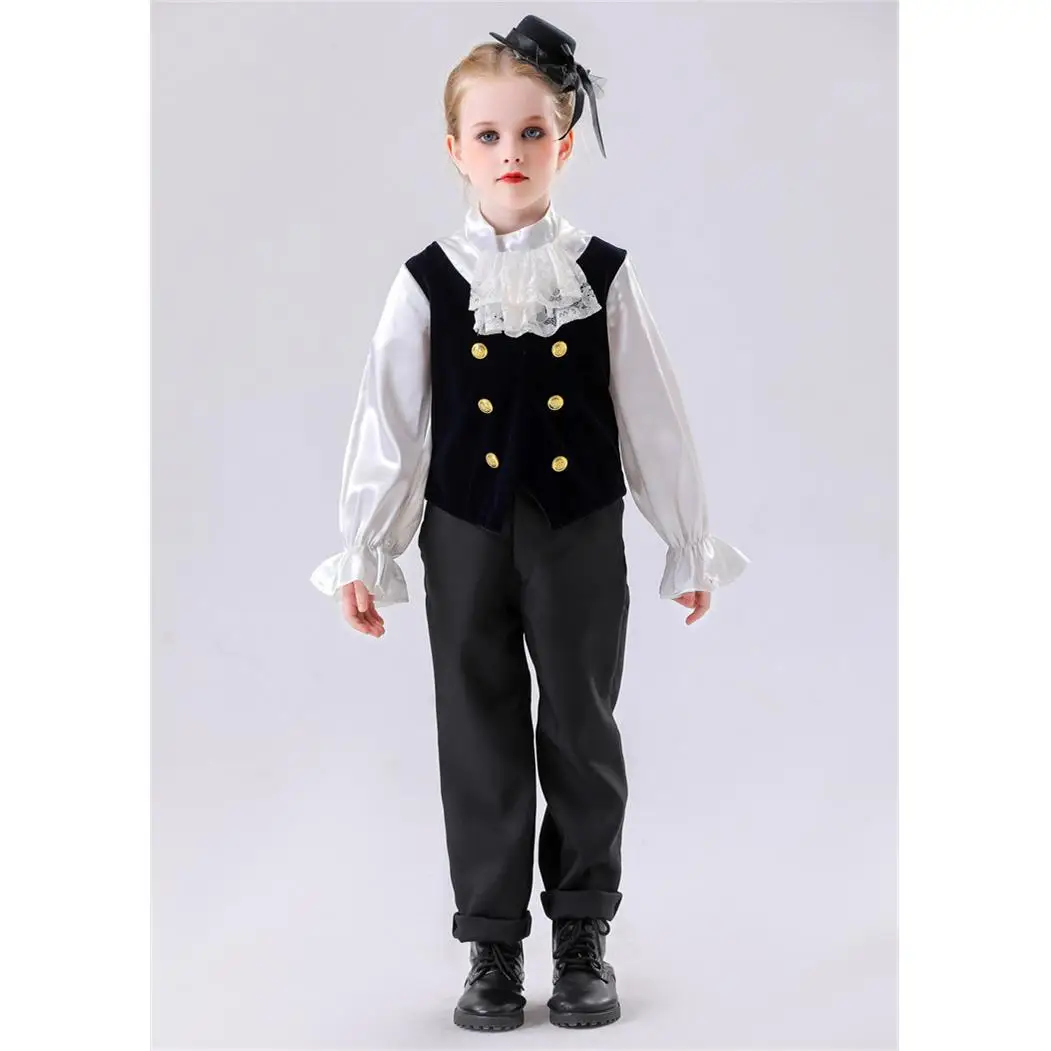 Double-Sided Costume Cosplay Par Performance Red And Bla Children's Prince Outfit Stage Performance Clothing
Double-Sided Costume Cosplay Par Performance Red And Bla Children's Prince Outfit Stage Performance Clothing