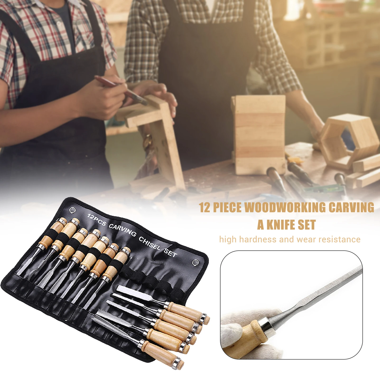 12pcs Wood Carving Tools Kit Carving Knives Woodworking Carving Tools for Woodworking Carving
12pcs Wood Carving Tools Kit Carving Knives Woodworking Carving Tools for Woodworking Carving
