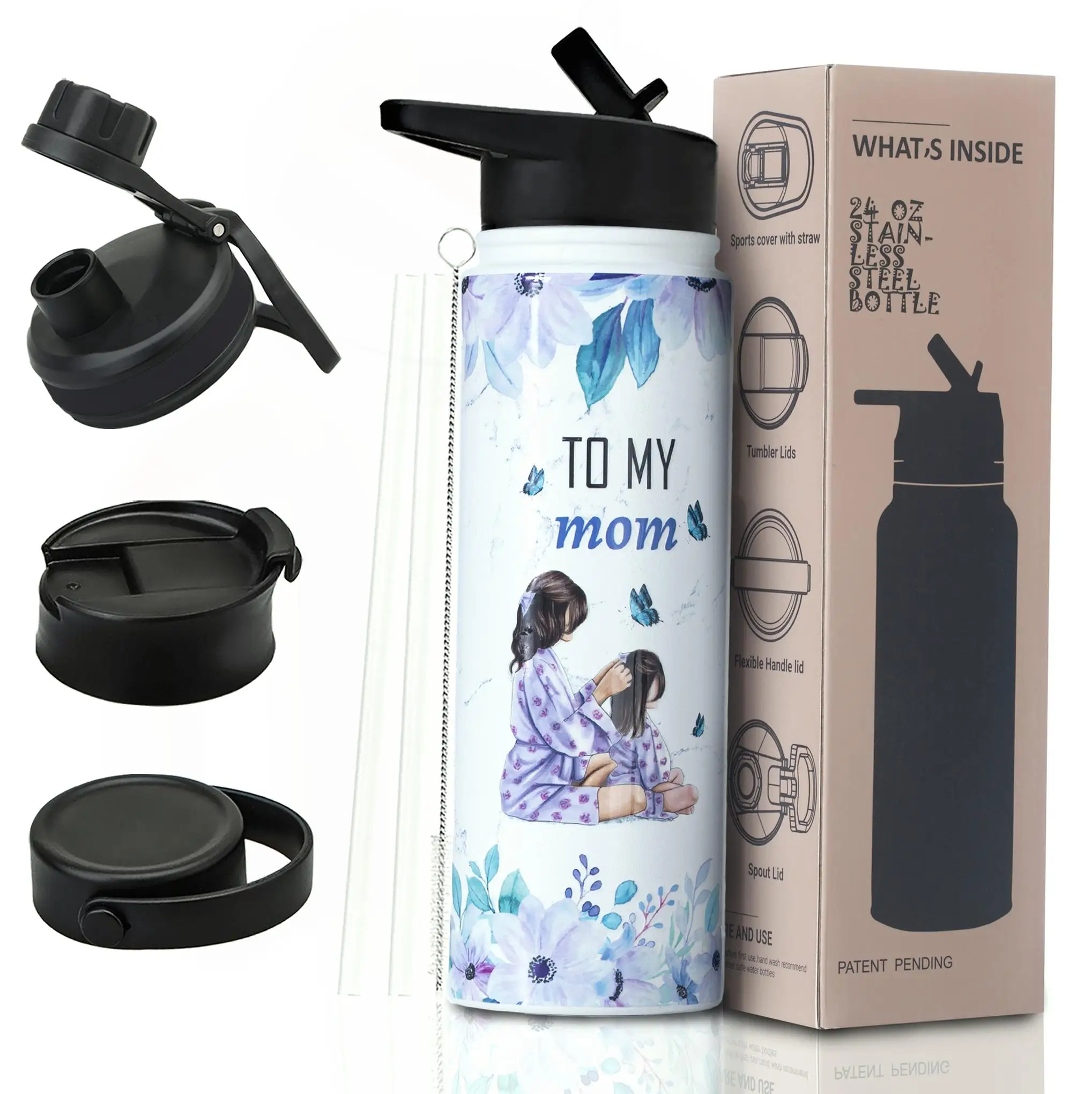 Изолированная бутылка для воды To My Mom на 24 унции — нержавеющая сталь, 3D-печать, широкая горловина, противоскользящая основа, герметичная соломенная крышка
Изолированная бутылка для воды To My Mom на 24 унции — нержавеющая сталь, 3D-печать, широкая горловина, противоскользящая основа, герметичная соломенная крышка