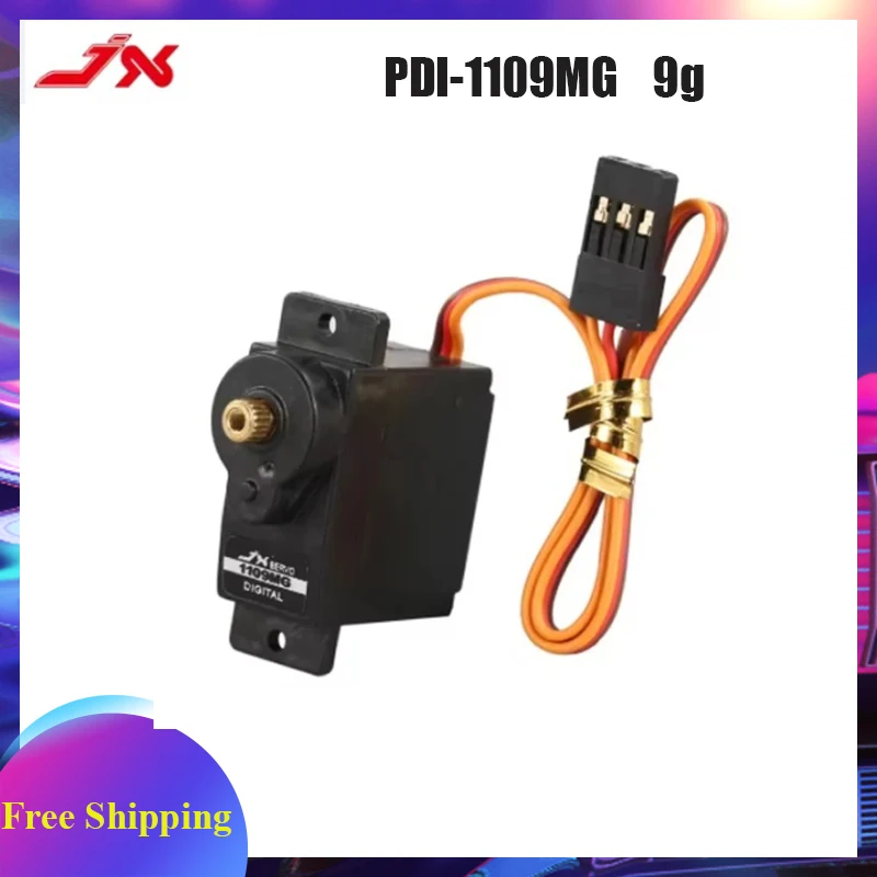 JX Servo PDI-1109MG 9g Metal Gear Digital Mini Servo 2.5kg Torque for Fixed-wing 1/18 RC Vehicles Robot Arms & Helicopter Models
JX Servo PDI-1109MG 9g Metal Gear Digital Mini Servo 2.5kg Torque for Fixed-wing 1/18 RC Vehicles Robot Arms & Helicopter Models